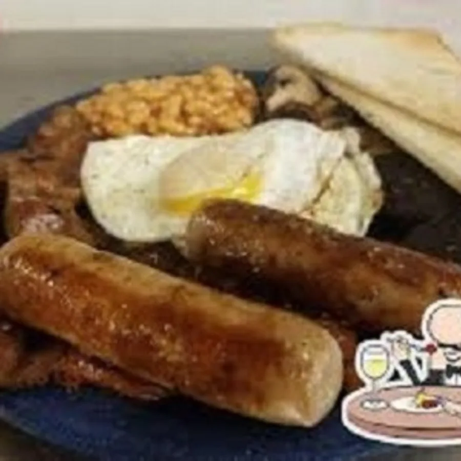 Sausage, Eggs & Chips