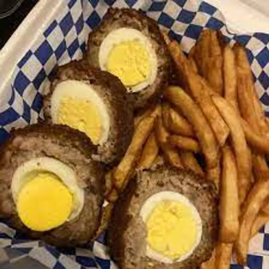 Three Scotch Eggs